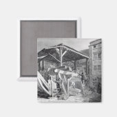 Timber Yard, Finsbury, 1825 Magneet (Voorkant / Achterkant)
