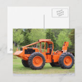 Timberjack Skidder Briefkaart (Voorkant / Achterkant)