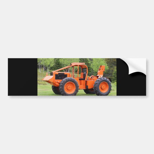 Timberjack Skidder Bumpersticker (Voorkant)