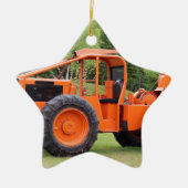 Timberjack Skidder Keramisch Ornament (Voorkant)