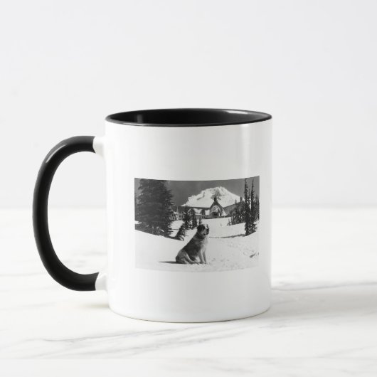 Timberline Lodge en "Lady" de eigenaar Mok (Links)