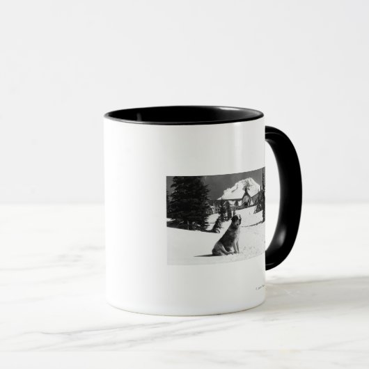 Timberline Lodge en "Lady" de eigenaar Mok (Voorkant rechts)