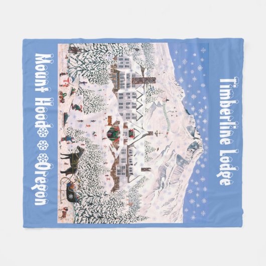 Timberline Lodge Fleece Blanket (Voorkant (Horizontaal))