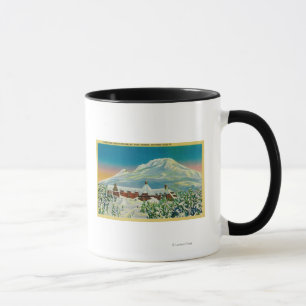 Timberline Lodge in de winter te Mt Hood Mok
