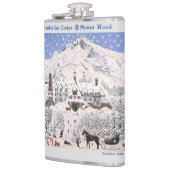 Timberline Lodge ~ Mount Hood kussen Heupfles (Links)