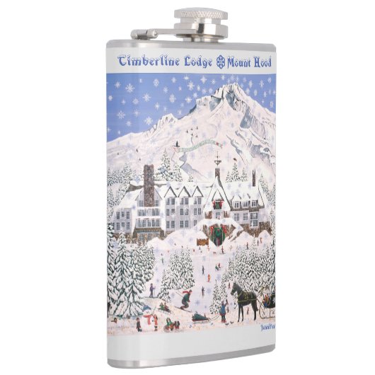 Timberline Lodge ~ Mount Hood kussen Heupfles (Rechts)