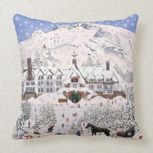 Timberline Lodge ~ Mount Hood Pillow Kussen