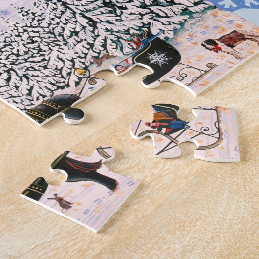 Timberline Lodge Puzzle Legpuzzel (Zijkant)