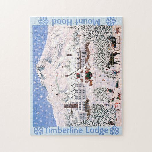 Timberline Lodge Puzzle Legpuzzel (Verticaal)