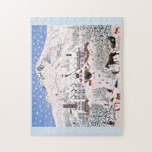 Timberline Lodge Puzzle Legpuzzel (Verticaal)