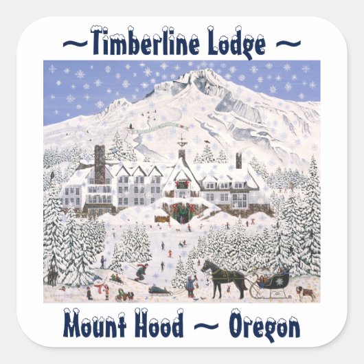 Timberline Lodge Sticker (Voorkant)