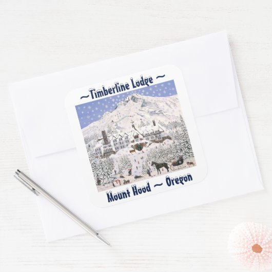 Timberline Lodge Sticker (Envelop)