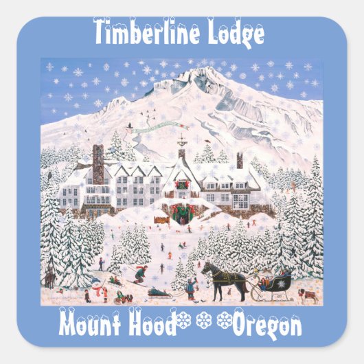Timberline Lodge Sticker (Voorkant)