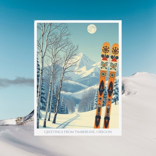 Timberline Oregon skigebied Briefkaart
