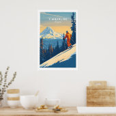 Timberline Print Oregon Ski Poster 1 (Keuken)