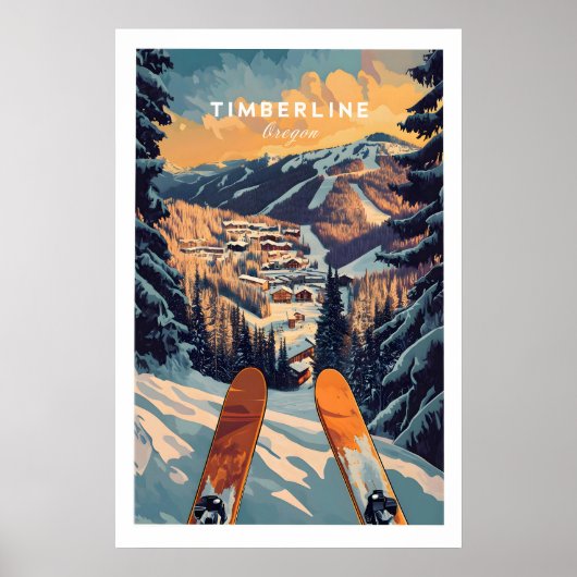 Timberline Ski Poster 1 (Voorkant)