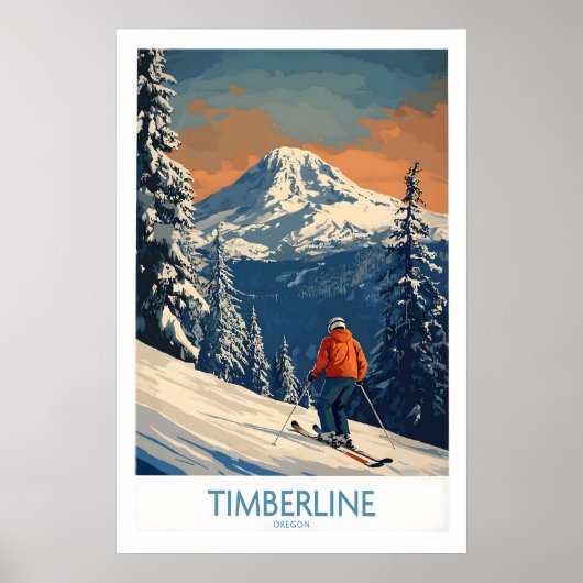 Timberline Ski Print - Oregon 1 (Voorkant)
