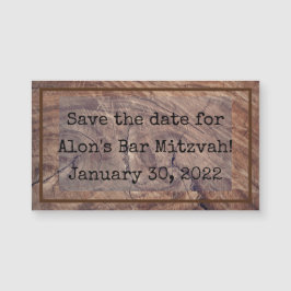 Timberlines Magnetic Save the Date Card