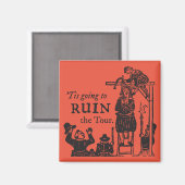 Timbersnowflake Magneet (Voorkant / Achterkant)