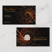 TimberSpiral FractaL Visitekaartje (Voorkant / Achterkant)