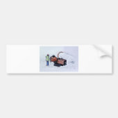 Timberwolf-houtchipper Bumpersticker (Voorkant)