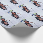 Timberwolf-houtchipper Cadeaupapier (Hoek)