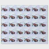 Timberwolf-houtchipper Cadeaupapier (Vlak)