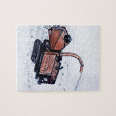 Timberwolf-houtchipper Legpuzzel (Horizontaal)