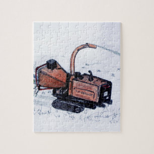 Timberwolf-houtchipper Legpuzzel