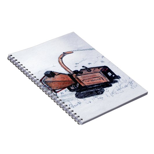 Timberwolf-houtchipper Notitieboek (Rechterzijde)