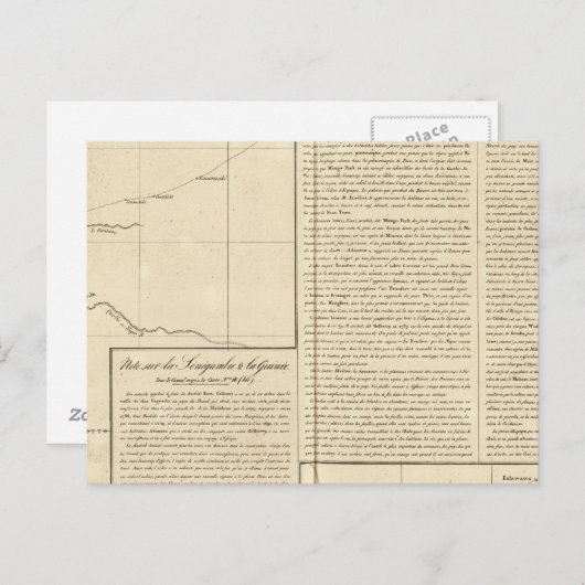 Timbuktu Afrika Briefkaart (Voorkant / Achterkant)