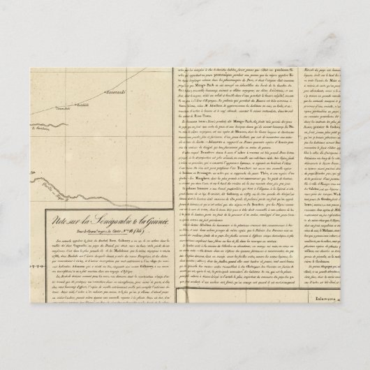 Timbuktu Afrika Briefkaart (Voorkant)