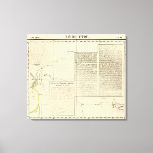 Timbuktu Afrika Canvas Afdruk (Voorkant)