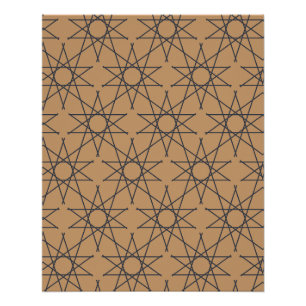 Timbuktu Klei Geometrisch Patroon Poster
