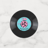 Time 45-rpm bij feestdag confetti (Kleine voorkant)