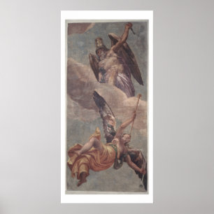 Time and Fame, van de sacristy (fresco) Poster