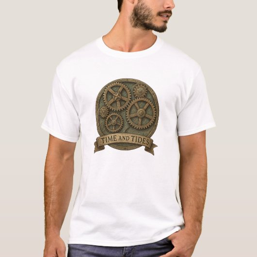 Time And Tides Gear Medallion T-Shirt (Voorkant)
