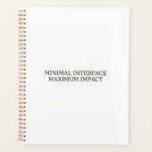 Time Architecture | Minimal Interface Operational Planner (Voorkant)