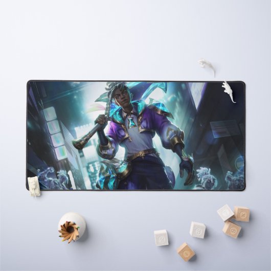 Time Bender Gaming Desk Mat | Time-Warp Genius (Kindertafel)