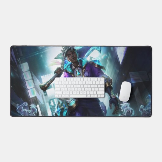 Time Bender Gaming Desk Mat | Time-Warp Genius (Keyboard & Muis)