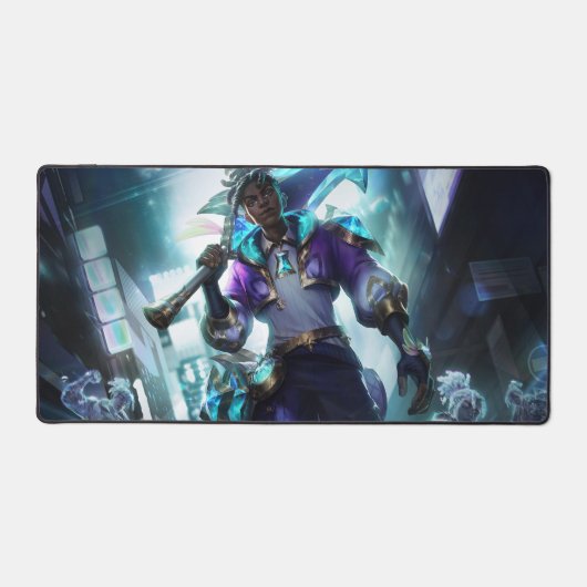 Time Bender Gaming Desk Mat | Time-Warp Genius (Voorkant)