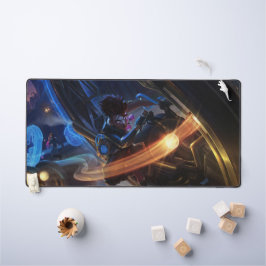 Time Bender Gaming Desk Mat | Time-Warp Genius