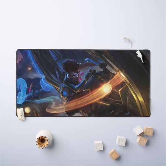 Time Bender Gaming Desk Mat | Time-Warp Genius (Kindertafel)