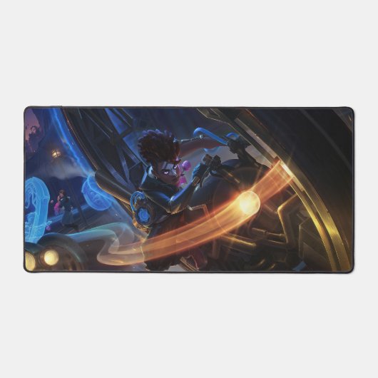 Time Bender Gaming Desk Mat | Time-Warp Genius (Voorkant)