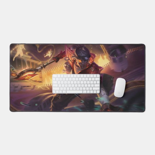 Time Bender Gaming Desk Mat | Time-Warp Genius (Keyboard & Muis)
