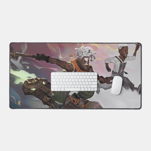 Time Bender Gaming Desk Mat | Time-Warp Genius (Keyboard & Muis)