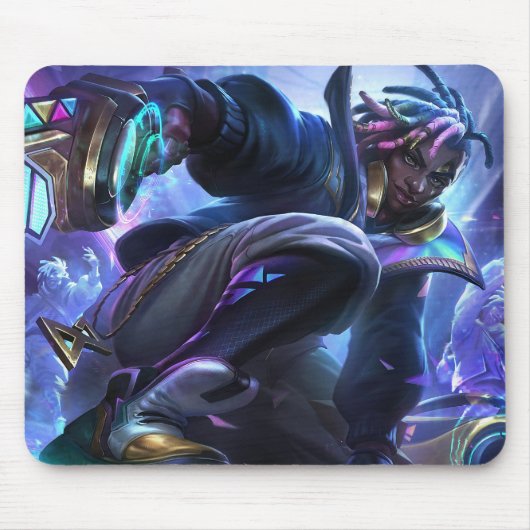 Time Bender Gaming Mousepad | Chrono Master Pad Muismat (Voorkant)