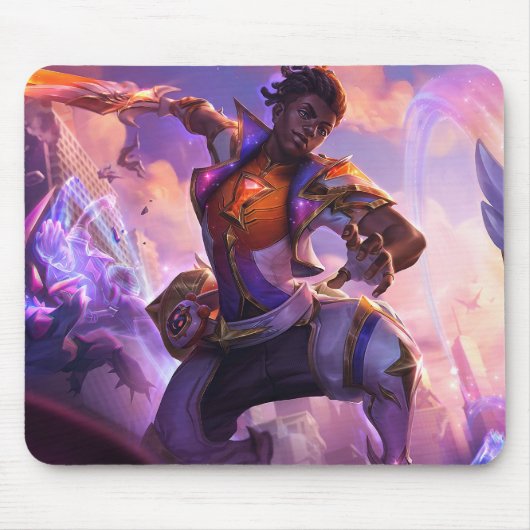 Time Bender Gaming Mousepad | Chrono Master Pad Muismat (Voorkant)