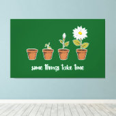 Time Canvas Afdruk (Insitu (Houten vloer))