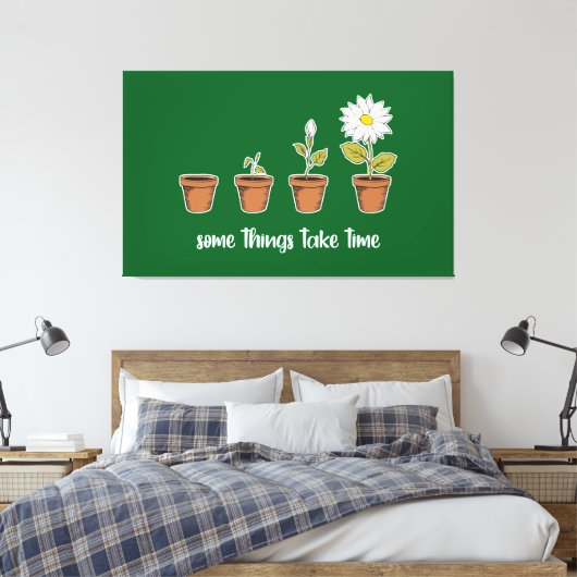 Time Canvas Afdruk (Insitu (Slaapkamer))